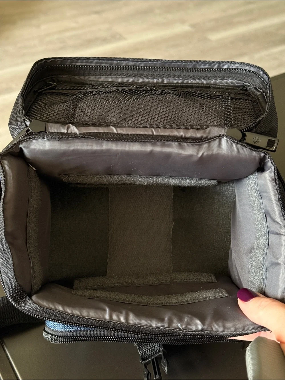 Samsonite Black and Blue Compact Camera Case